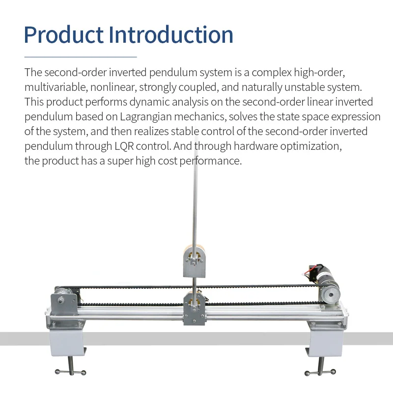 Second-order linear inverted pendulum secondary LQR controller underactuated experimental platform teaching aids IP870 laborator