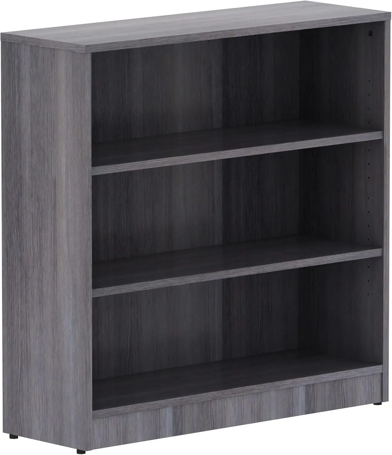 

, LLR69626, Weathered Charcoal Laminate Bookcase, 36" x 12" x 36"