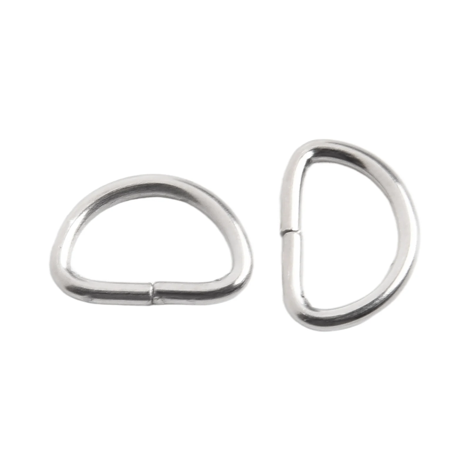 Prático D Buckles Loop Ring, fácil de usar, boa carga-rolamento, multi-tamanho, portátil para correias, correias de bolsas