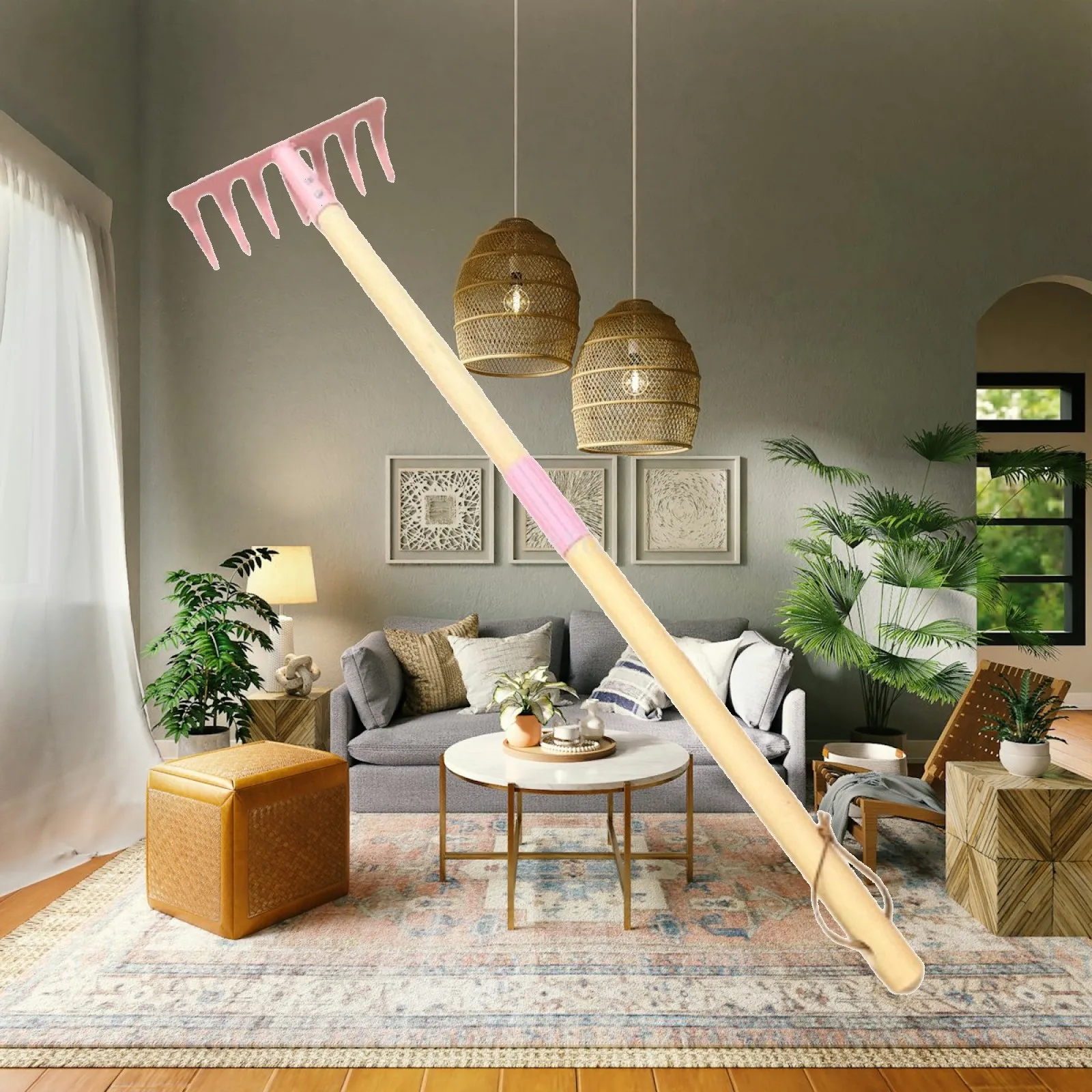 Small Garden Spade Hand Tools Steel Mini Gardening Shovel for Kids Flower Pot Planting Accessories