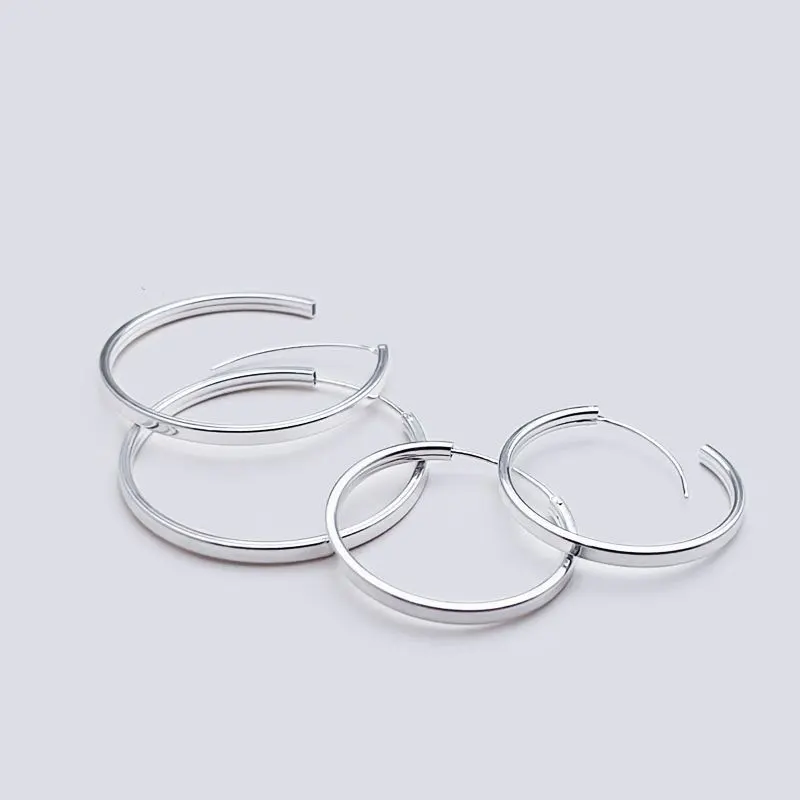Neue modische Creolen für Damen, luxuriöser Qualitätsschmuck, Großhandel, Trendschmuck, 30–60 mm, ALC009 – Detail 4