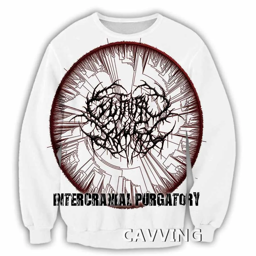 CAVVING 3D Printed  Guttural Slug  Rock  Crewneck Sweatshirts Harajuku Styles Tops Long Sleeve Sweatshirts for Men/women