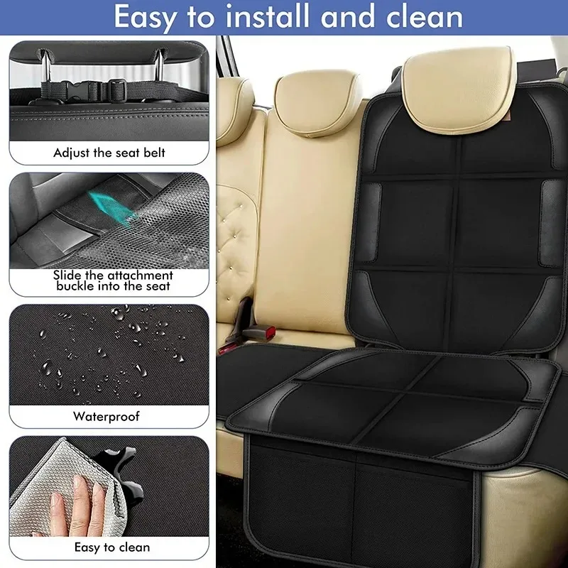 

Car Safety Seat Protective Pad for Tesla Model 3 Y Baby-Seat Anti-Slip Protector Pet Anti Dirt Kick Car Seat Covers Accessories