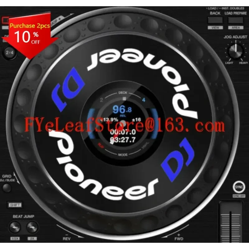 Skin Pioneer Wheel Sticker Transparent SZ2 XZ RZX FLX6 3000 Protective Film CDJ XDJ DDJ Large Spot