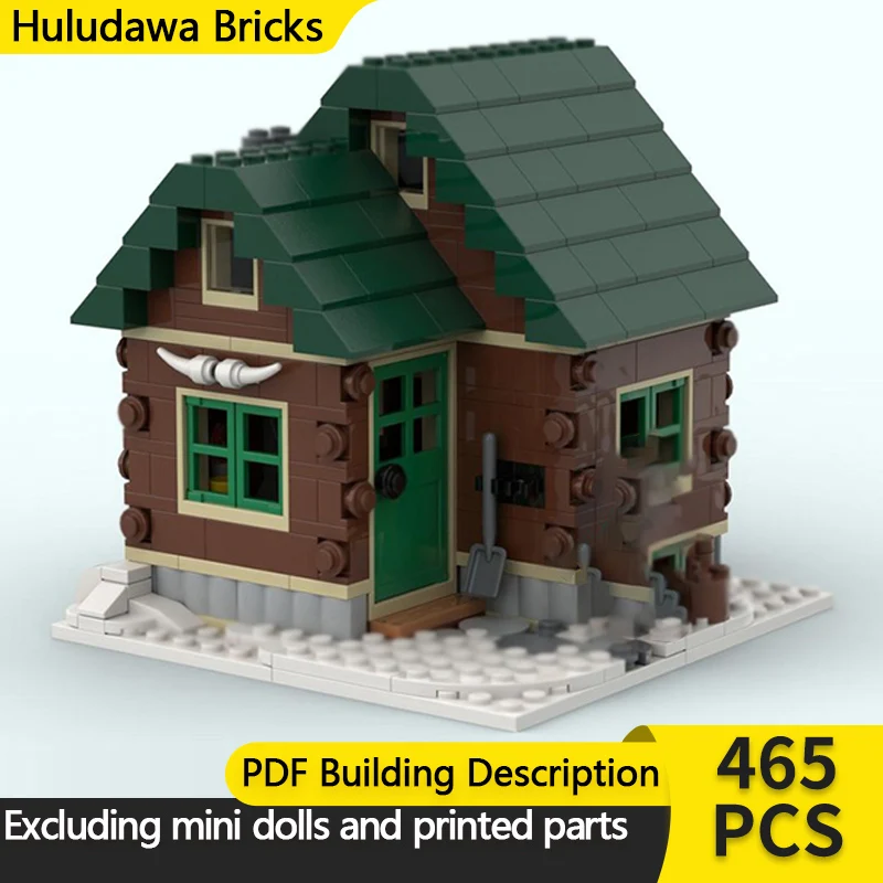 

City Street View Model MOC Building Bricks Village Lakeside Lodge Modular Technology Children Holiday Gifts Assemble Toys Suit