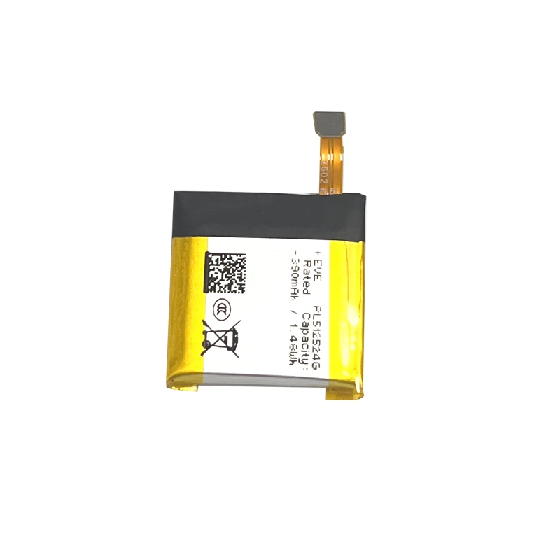 Batería de repuesto 390mAh PL512524G PL502524V para Huami Amazfit T-rex Verge Lite A1918 A1801 A1808, batería para smartwatch 4