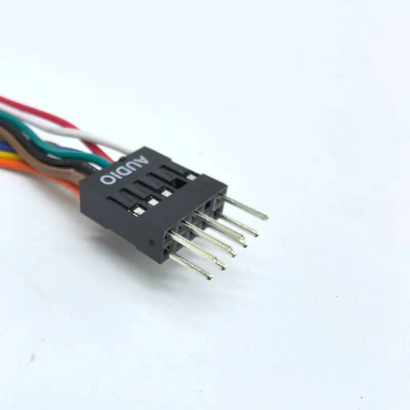 PC ATX 섀시 Lonovo 마더보드용 전면 패널 13핀 - 9핀 전원 오디오 케이블 10cm
