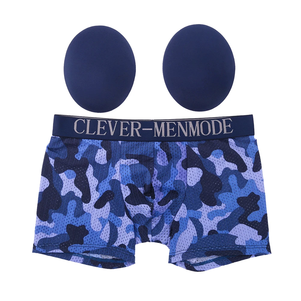 

Удобное мужское нижнее белье: сексуальные мягкие однотонные синие трусы-боксеры, дышащие классические серые джокстрапы