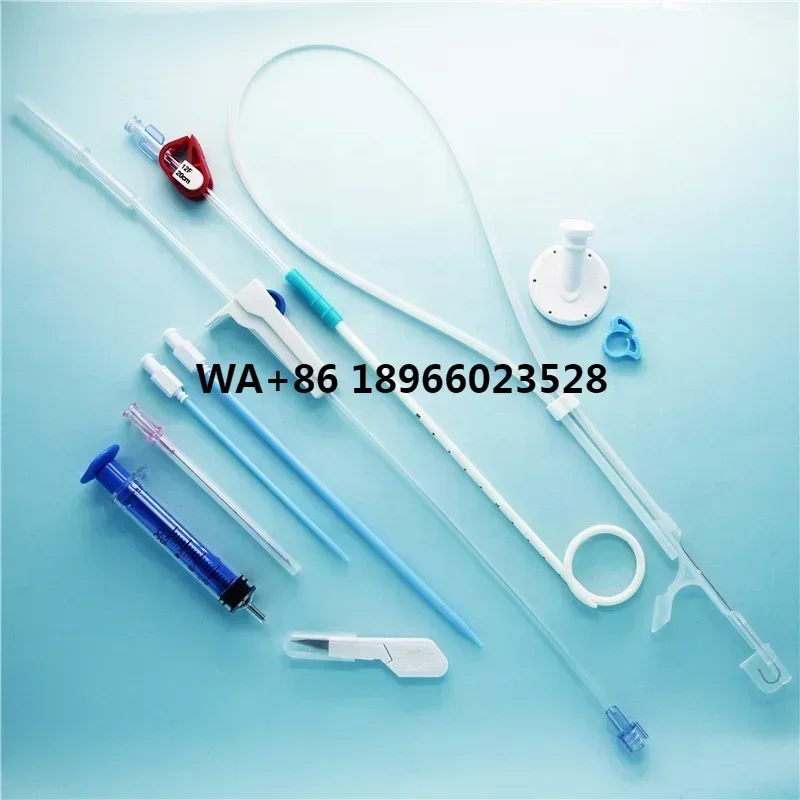 

Tianck medical disposable manufacture factory single use urological drainage pigtail catheter