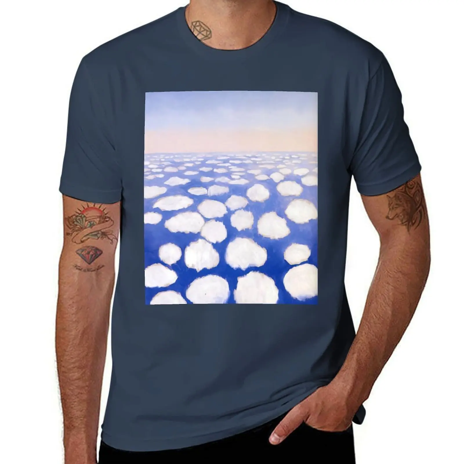 

Georgia O'Keeffe - Above the Clouds I T-Shirt t shirts for man slim fit anime tshirt T-Shirt