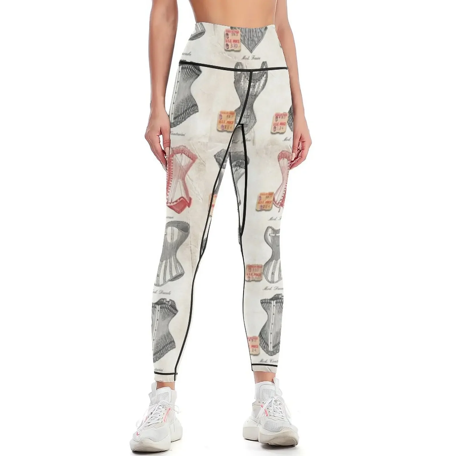 

The Red Corset Leggings Women's tights Legging sexy woman sporty woman push up Fitness woman Womens Leggings