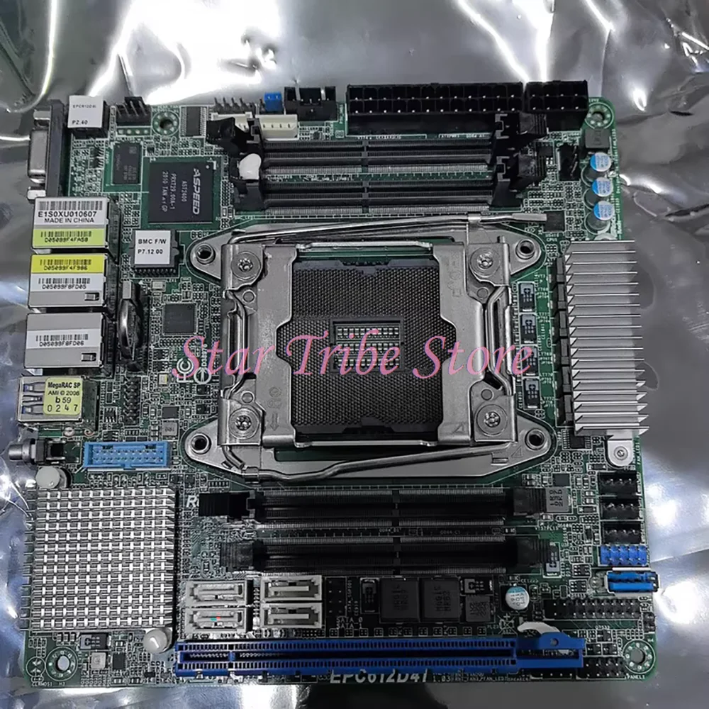 LGA2011 Support R3 E5-1600 2600 V3 V4 Server Motherboard EPC612D4i ITX