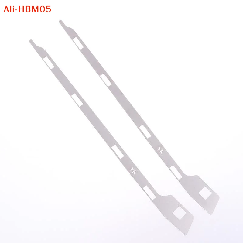 (HB05)2Pcs Front Bumper Repair Metal Plate Buckle Broken Opening Rotten Buckle Repairer Bracket For Lancer EX 2009-2016