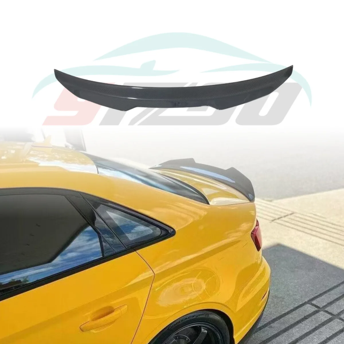 

Для Audi A5 S5 2013-2020: Модификация и улучшение — задний спойлер в стиле PSM из карбонового волокна