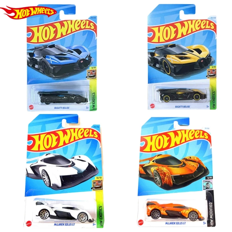 Hot Wheels World Basic Mainline Series Car 2023Q24H batch Case HOTWHEELS BUGATTI BOLIDE SOLUS GT Project Gtp gifts tpys