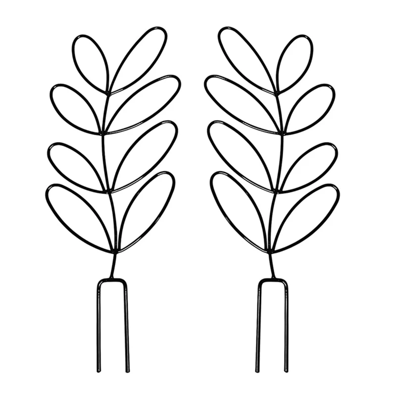 

2PCS Metal Indoor Plant Trellis Outdoor Decorative Support For Climbing Plants For Potted Plants, Perfect For Vines