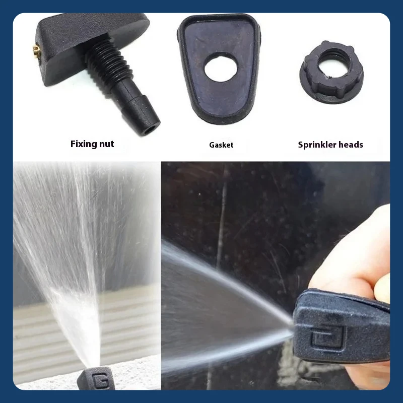 2 قطعة السيارات زجاج سيارة غسالة ممسحة فوهة رش الماء صالح لفورد فوكس 2 3 1 MK2 MK3 MK1 فيوجن فييستا رينجر مونديو Mk4