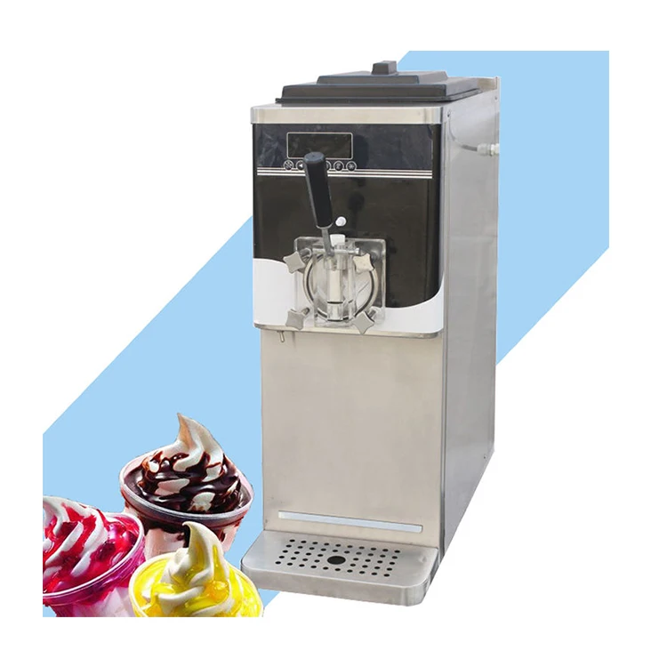 High Productivity Lcd Display One Flavor Multifunction Soft Ice Cream Machine Frozen Acai Machine