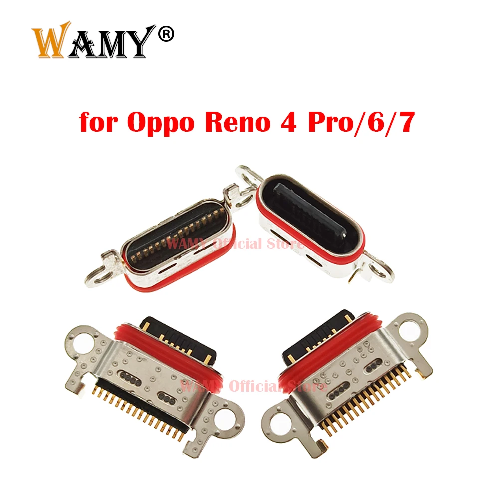 5-20Pcs WAMY Type C USB Charging Port Connector Dock Plug For OPPO Reno 4Pro 5Pro 6 7 Ace2 Reno 3Pro 3Z