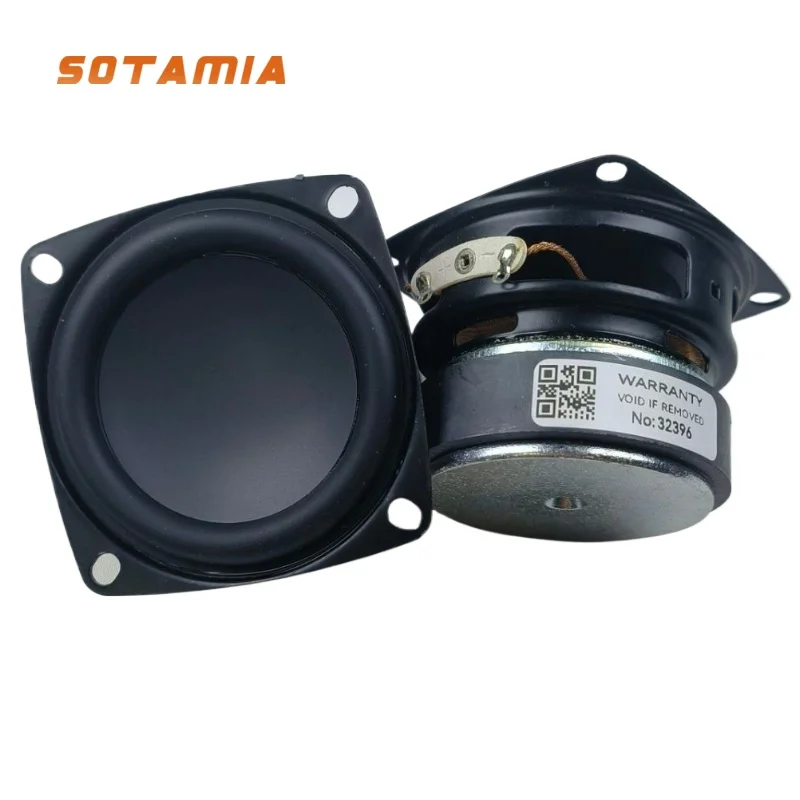 SOTAMIA 2Pcs 2.25 Inch 67mm Portable Full Range Audio Speaker 4 Ohm 10W HIFI Speaker Sound Music HIFI Loudspeaker Home Theater