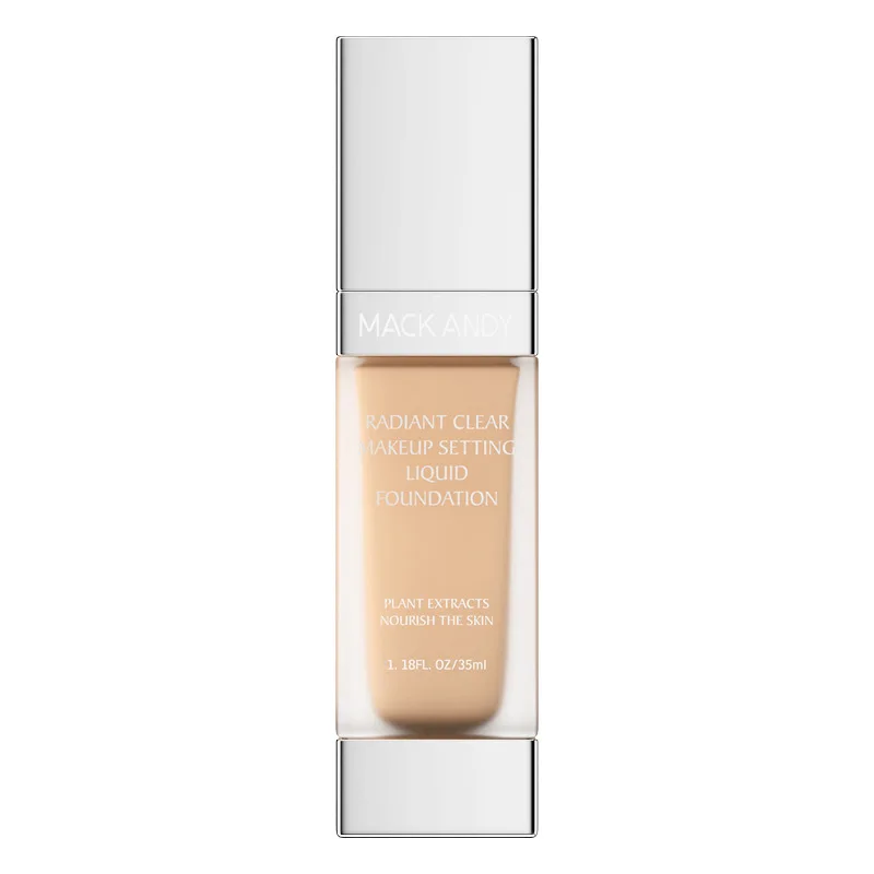 

Marco Andy's Setting Foundation is hydrating, concealing, oil-controlling, water-resistant, and suitable for dry skin and cream