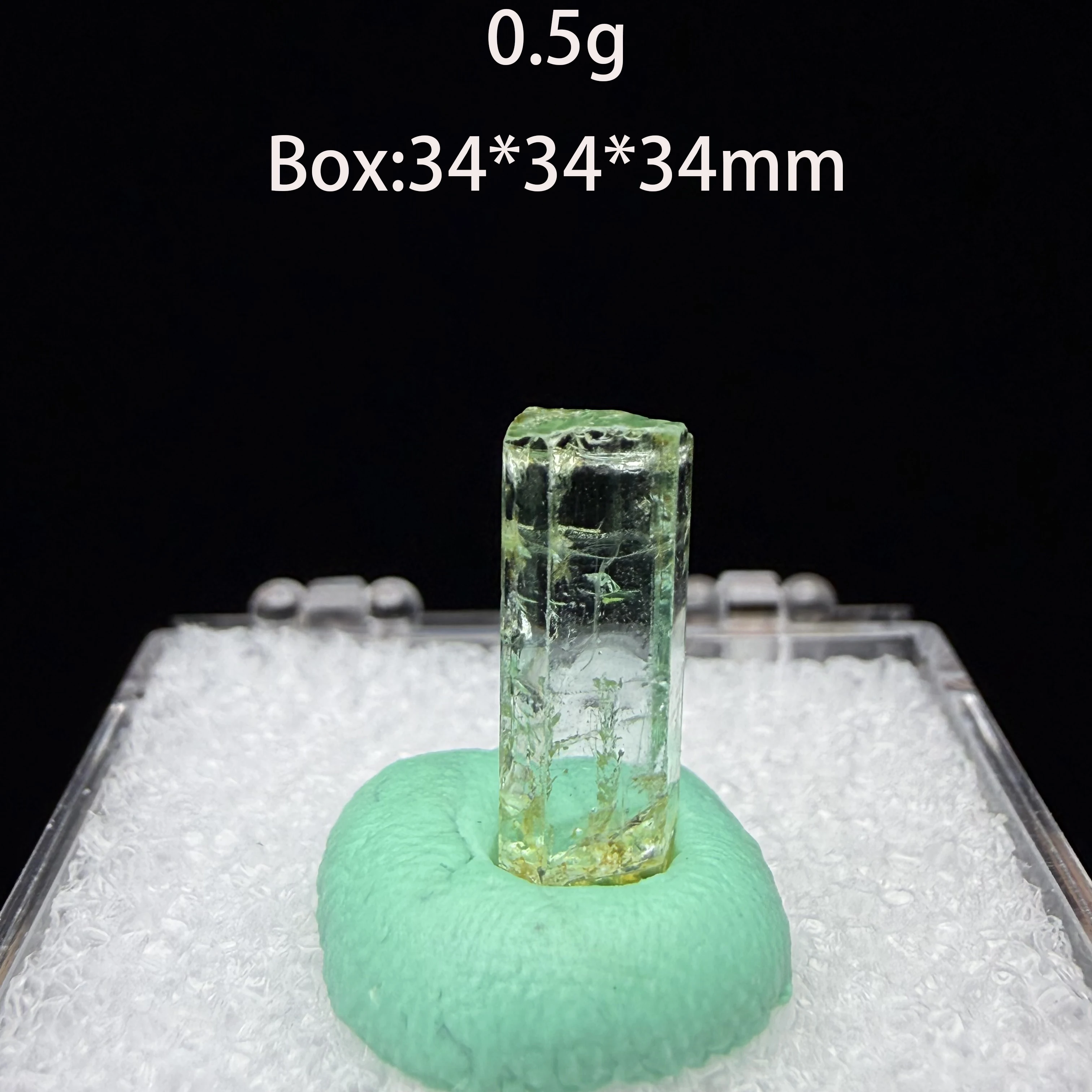 Natural Aquamarine Mineral Specimen from Madagascar Crystal Quartz Healing Stone for Home Decor A2-1-6