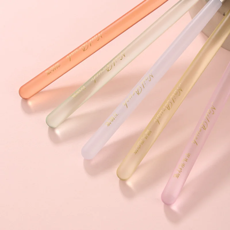 Ensemble de pinceaux à ongles pour Nail Art, dessin, peinture, poudre acrylique, sculpture, Extension de Gel UV, stylo de manucure, 1/5 pièces