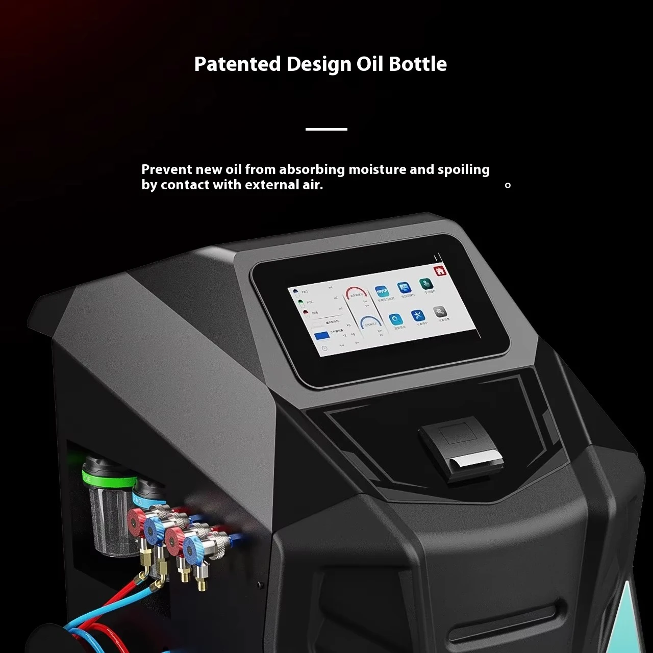 Wonderful X849 Automotive air Conditioning Fully Automatic Refrigerant Machine with R134a and 1234yf Dual System Refrigerants
