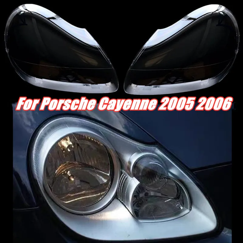 

Headlamp Cover Transparent Lampshade Headlight Shell Lens Compatible For Porsche For Cayenne 2005 2006 Car Accessories