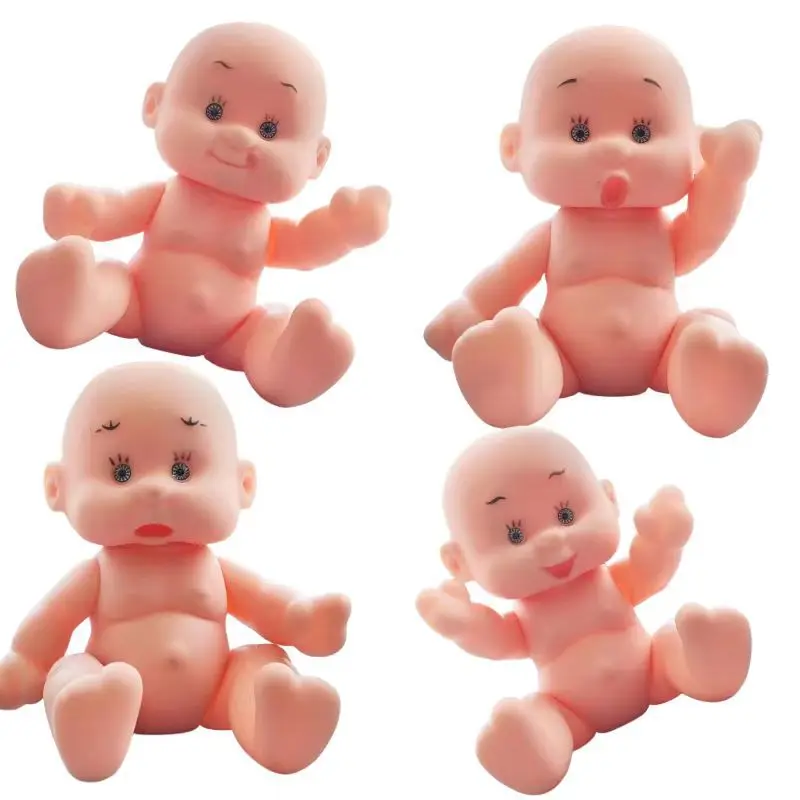 4pcs/a lot  11.5cm Lovely kawaii mini reborn baby corpo inteiro de reborn Doll