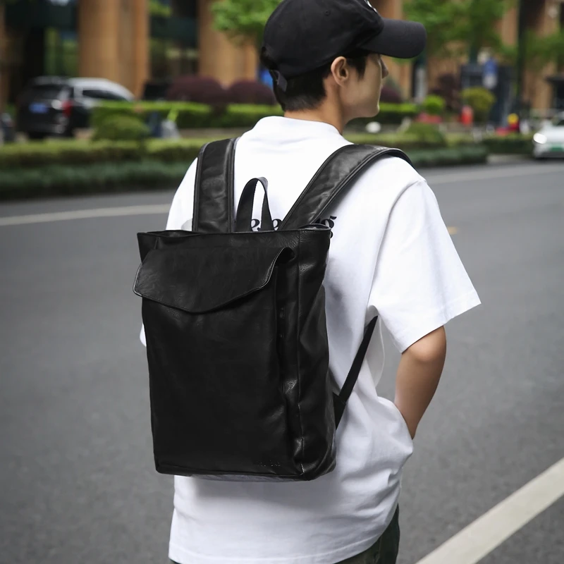 Retro Minimalist Large Capacity Laptop Backpack Waterproof For Men And Women Casual Versatile For Outdoor Travel School 주니어 가방