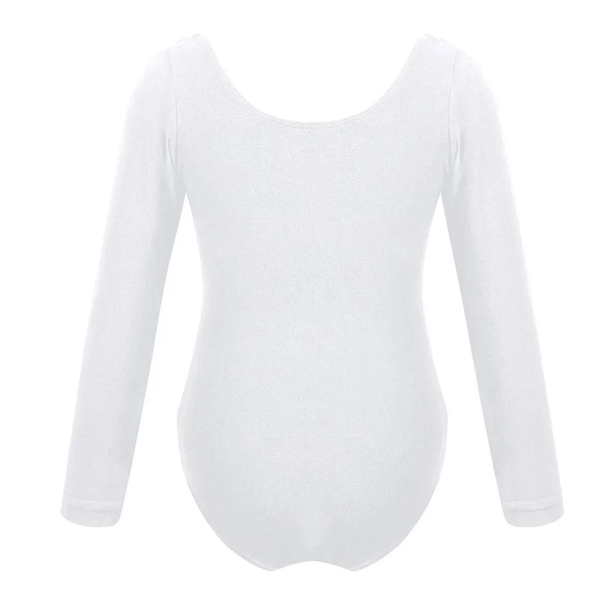 Justaucorps de Ballet pour filles enfants justaucorps de gymnastique à manches longues couleur unie une pièce body athlétique Performance vêtements de danse