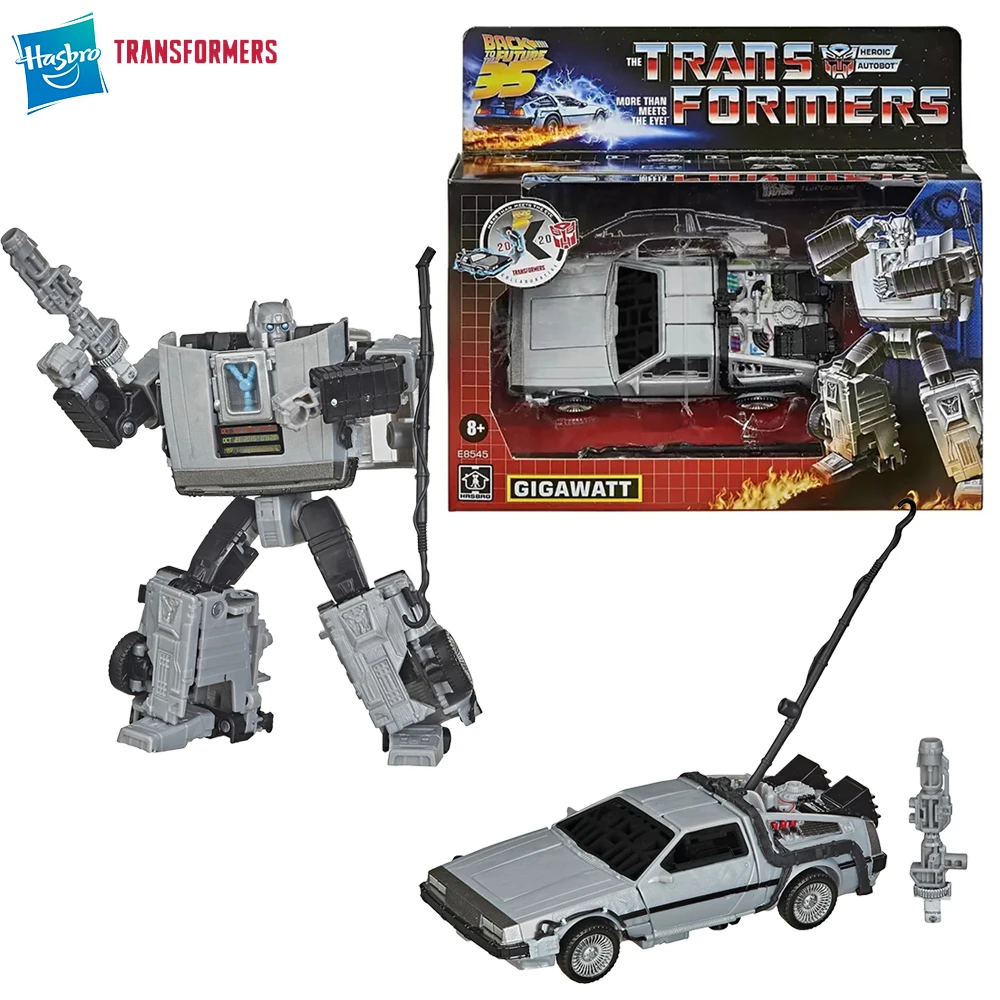 

[In-Stock] Hasbro Transformers Collaborative Back to the Future Gigawatt 13cm Exclusive Collectible Action Figure Model Toys