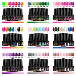 7pcs Gel Nail Polish Set For All Season 7.3ml Semi Permanent UV Gel Varnish Long Lasting Manicure Kit Soak Off Nail Supplies DIY