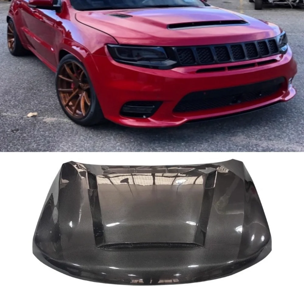 

For Jeep Grand Cherokee SRT8 Convert carbon fiber engine hood engine cover auto accessories
