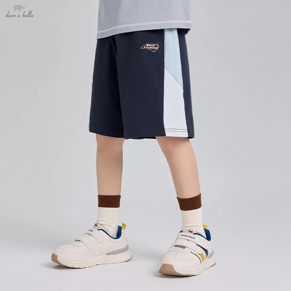 

Широкие спортивные шорты Dave Bella для мальчиков, 7-13 лет, летние, до колен, повседневные, свободные, для активного отдыха DK2262411