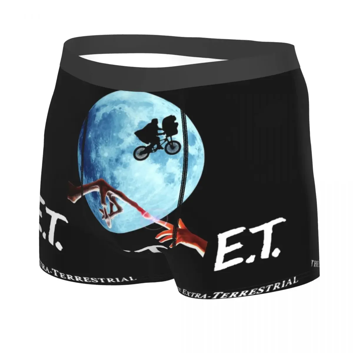 Harajuku E.T. The Extra-Terrestrial Alien Film Men's Boxer Briefs Top Quality 3D Print Shorts Gift Idea