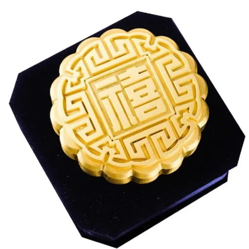 

Creative Metal Paperweight Chinese Style Calligraphy Painting Paperweight Brush Writing Brass Paperweight Cultural Creation