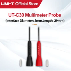 UNI-T UNIT UT-C30 Multimeter Probe Testing Needle 2mm Test Leads Multimeter Non Destructive Probe  Stainless Steel Pin