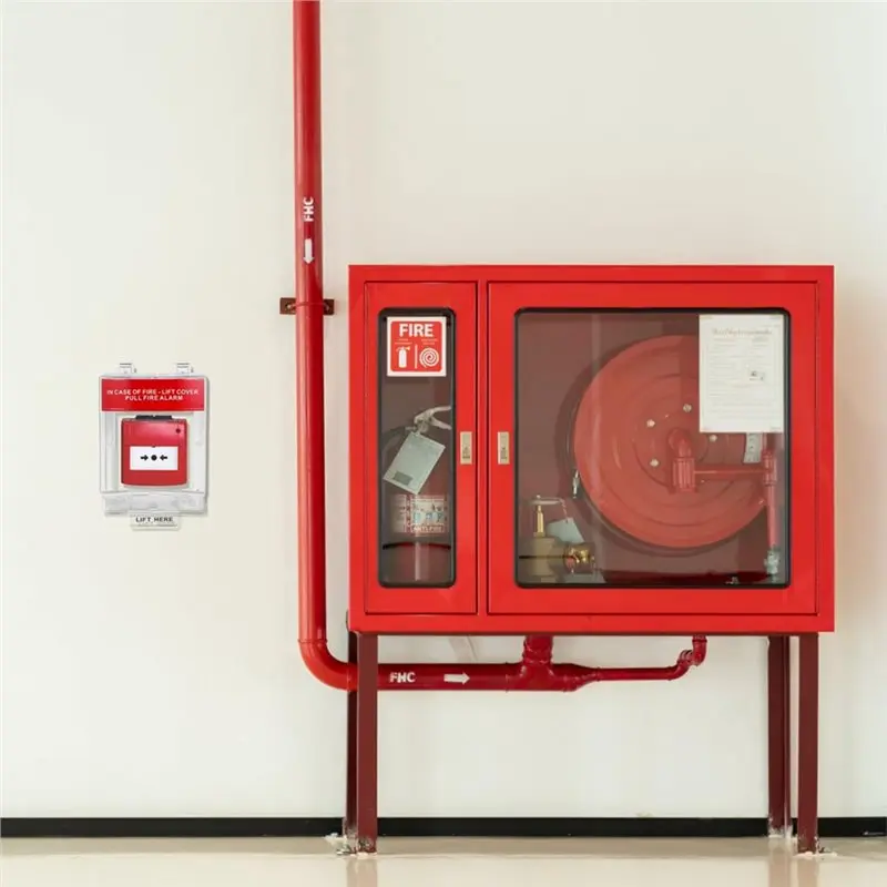B48A Protective Guard For Manual Call Points, For Fire Alarm Cover Pull Station Cover IP67 Waterproof Wall Mounted Safety Case