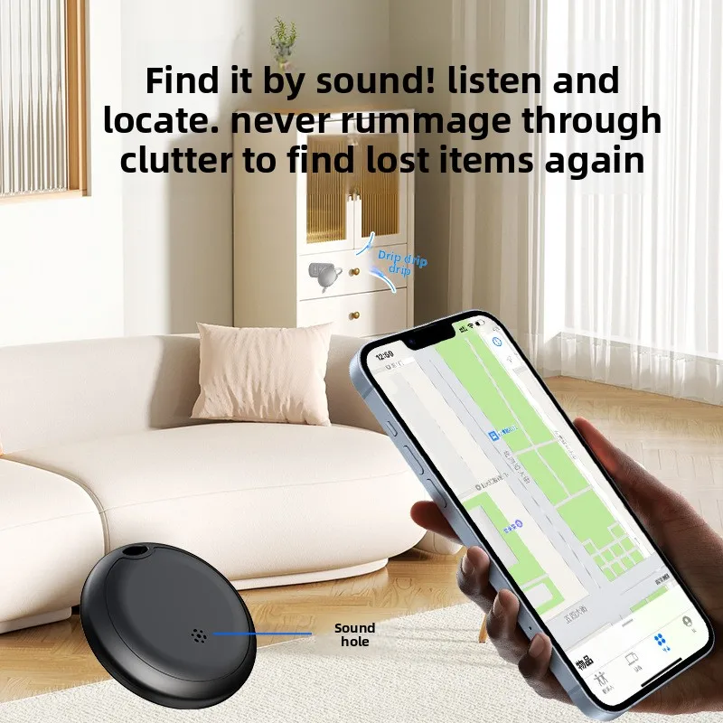 Trabalhar com Apple Bluetooth Smart Air Tag Tracker, Key Finder Find My (IOS) Localizadores de itens à prova d'água para bagagem