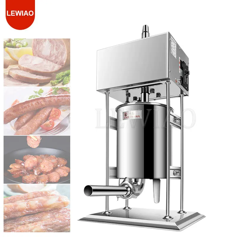 

Electric Sausage Stuffer Hot Dog Meat Filler Maker Stainless Steel Commercial Sausage Filling Machine