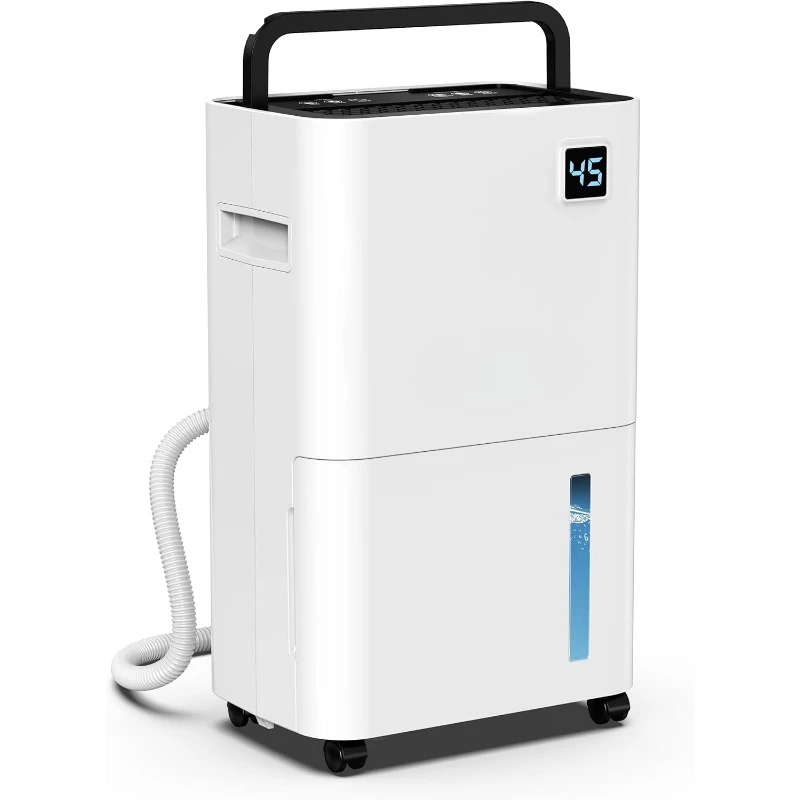 

34 Pint Dehumidifier for Bedroom & Basement with Smart Humidity Control, 24HR Timer, Home Dehumidifier with Drain Hose