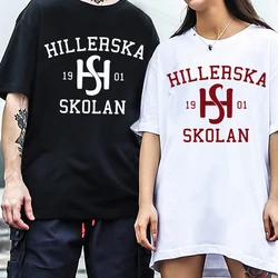 2024 Hot Young Royals Hillerska Skolan T-Shirts Unisex Harajuku O-Neck Short Sleeve Shirts Fans Gift