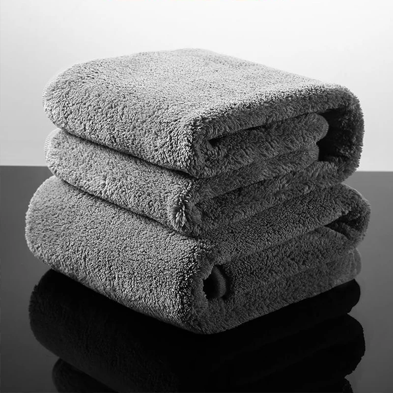 Premium Microfiber Cleaning Washing Towel Extra Thick Cleaning Cloths Professional Detailing Care Wash Double Layer Towel