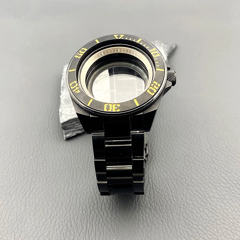 Mod Samurai King SRPE Watch Case and Band Sets with Sapphire Glass Fits NH34 NH35 NH36 7S26 4R35 6R 7S Movement Customizable