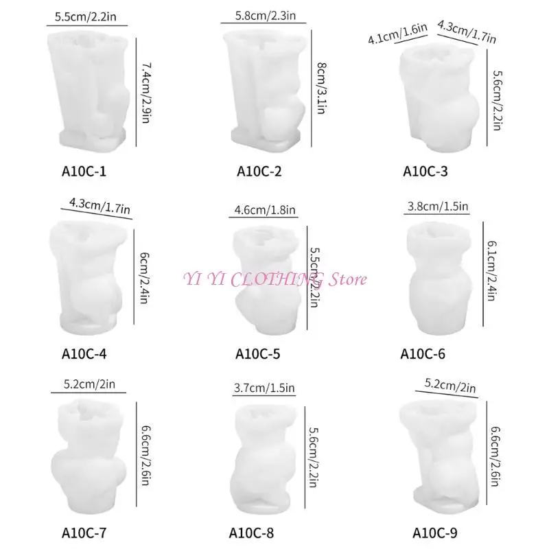 N5KF قالب الراتنج الوظيفي لتزيين الكلاب يدويًا لديكورات المنزل والمشروعات