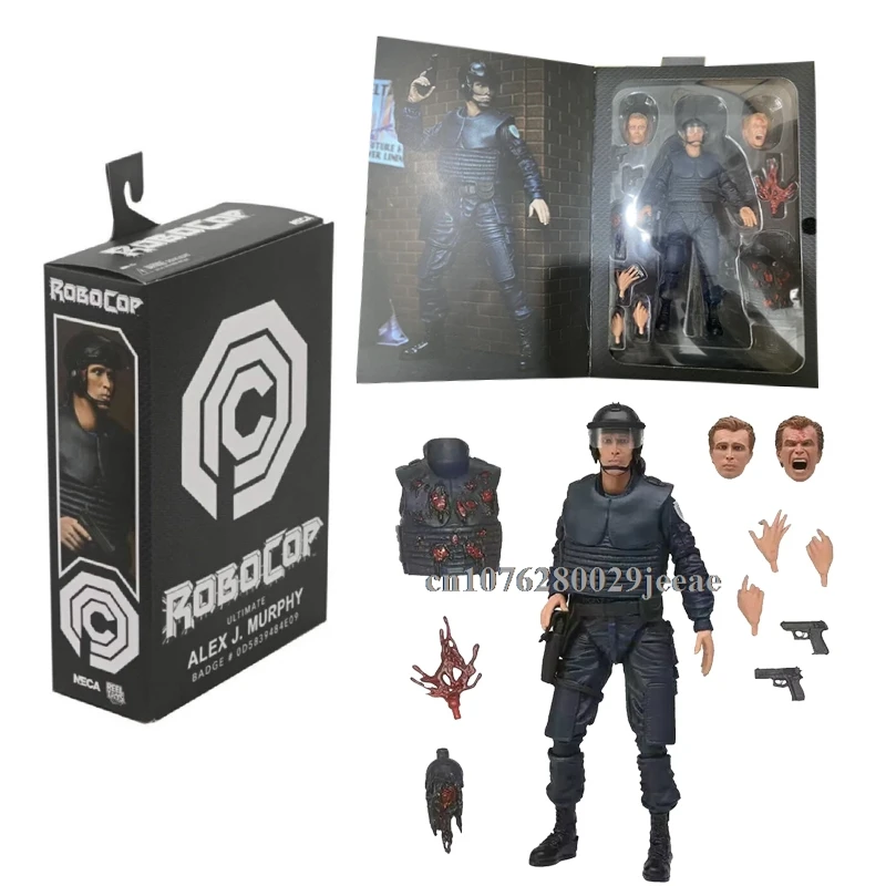 

NECA Robocop полицейский офицер Мёрфи Ocp версия униформы передвижная кукла Robocop Alex J. Аниме экшн-фигурки коллекционные игрушки