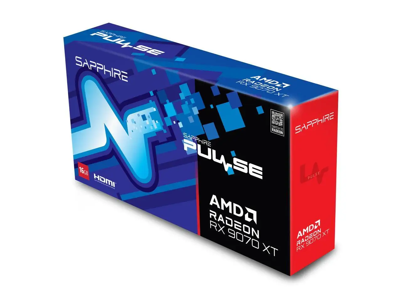 SAPPHIRE PULSE Radeon RX 9070 XT Graphics Card 11348-03-20G view 6