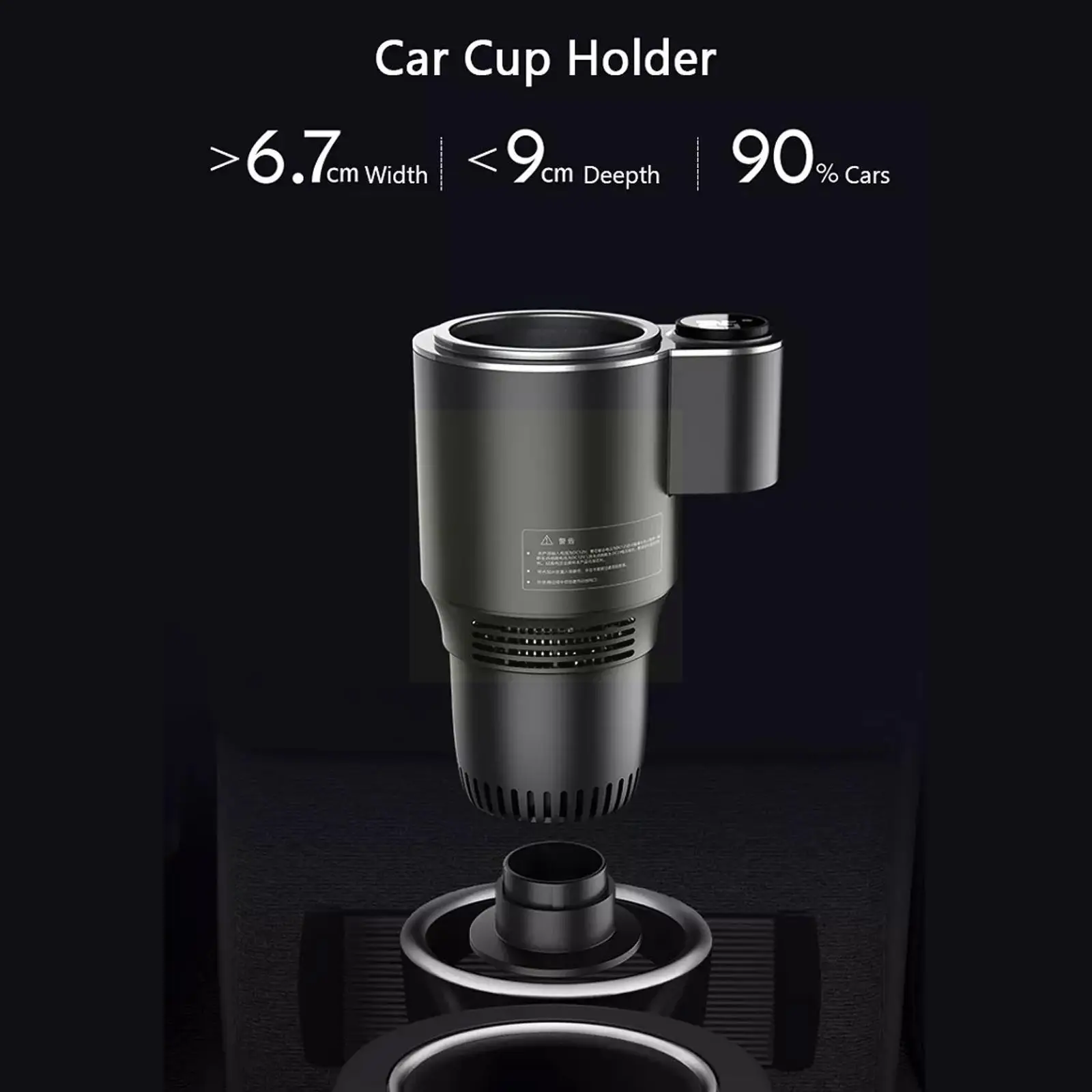 Smart 2 In 1 Car Cup Cooler Warmer For Outdoor Travelling Portable Mini Auto Refrigerator 12V Cooling Heating Cup Drinks Ho H8F1